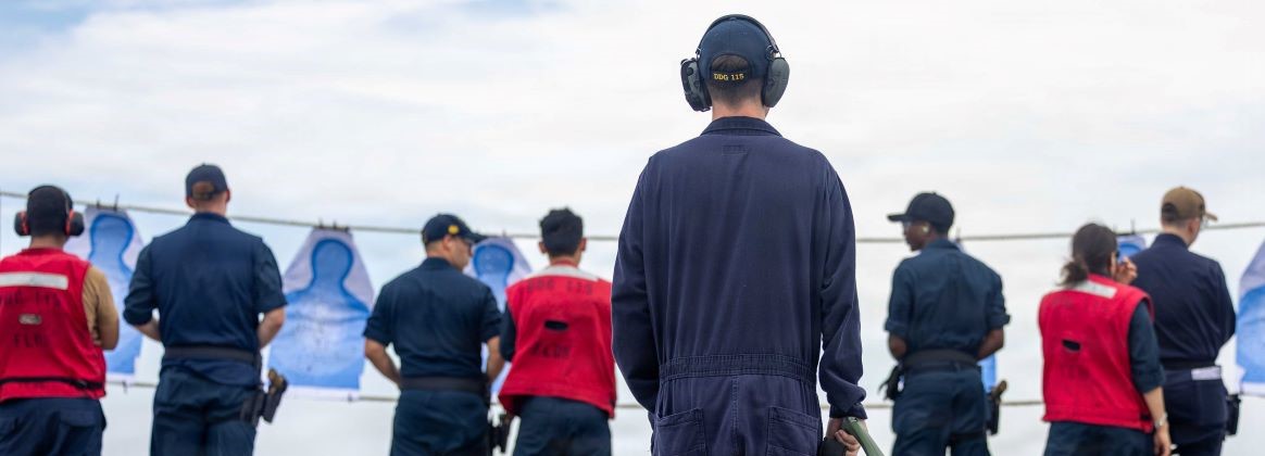 USS Rafael Peralta Small Arms Live-Fire